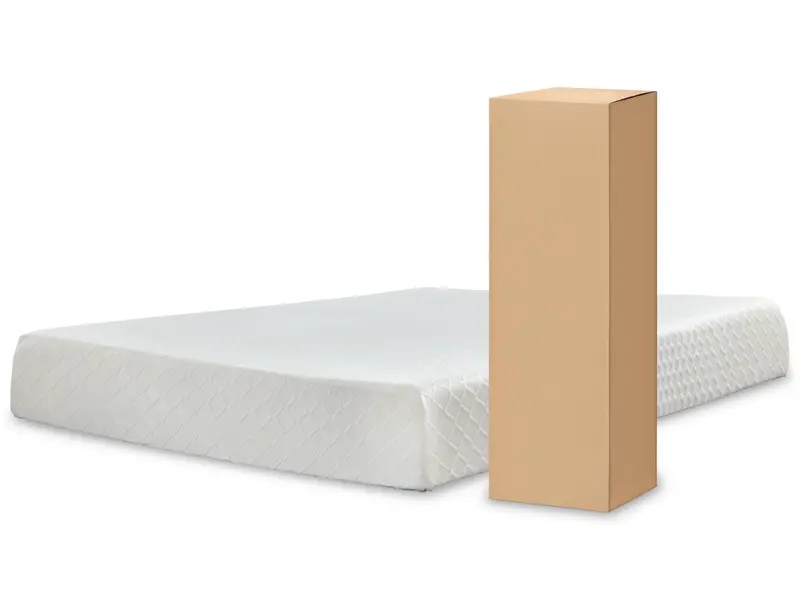 10-Inch Chime Memory Foam White Twin Mattress – Contouring Comfort