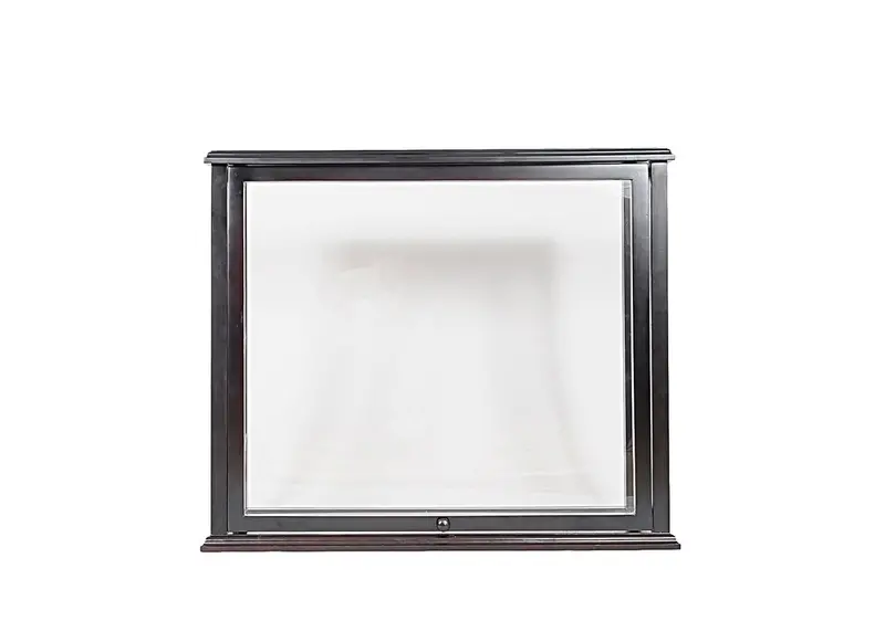 14-Inch Black Tempered Glass Display Stand for Collectibles