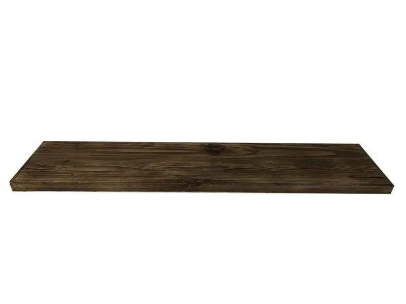 24-Inch Floating Solid Wood Wall Shelf