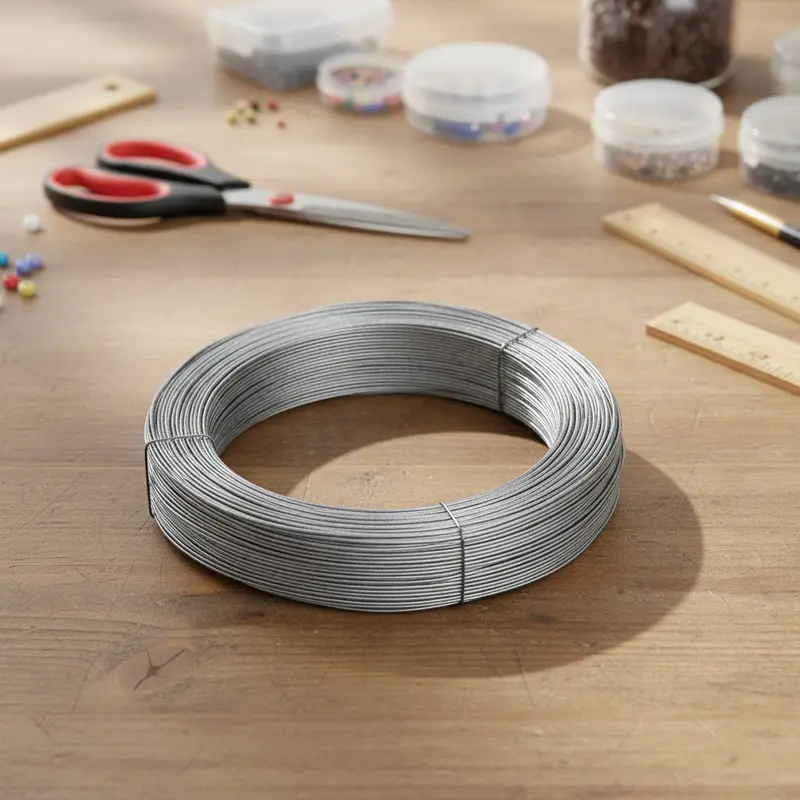 3.8mm Heavy-Gauge Galvanised Binding Wire – 250m Silver-Coated Fencing Tie Roll | VIDAXL