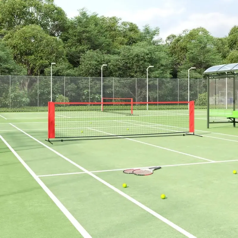 4-Metre UV-Resistant Tennis Net with Steel Frame & Transport Bag | VIDAXL