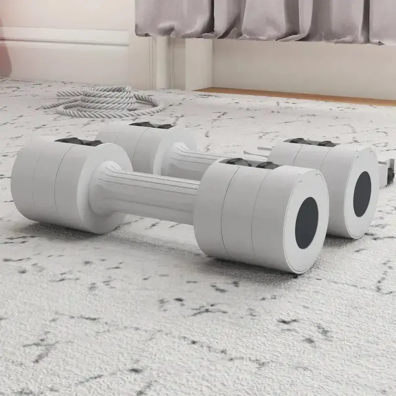 5kg Adjustable Dumbbell Set with Removable Plates and Ergonomic Non-Slip Handles