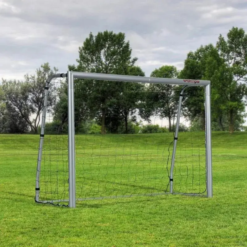 8 ft × 5 ft Portable Football Goal Net | Durable Training Frame with Weatherproof Mesh by SPORTNOW