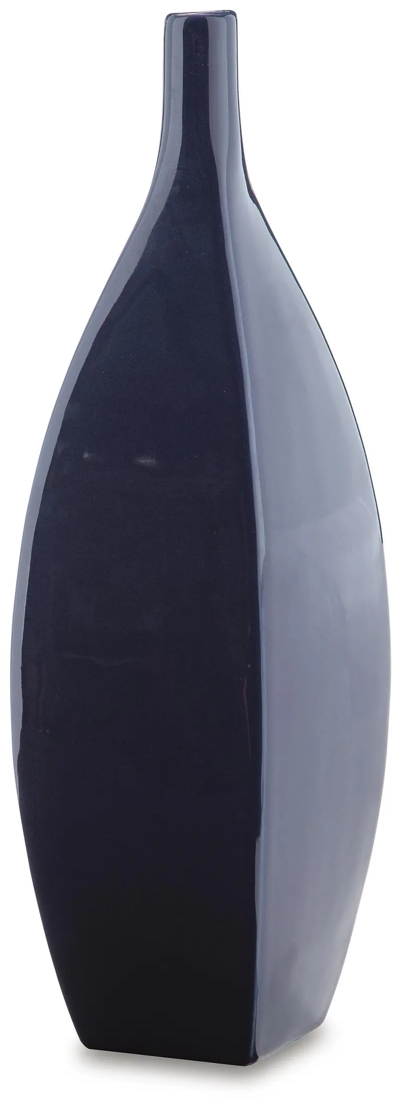 Abtinson Deep Navy Decor Vase – Matte-Finish Statement Container