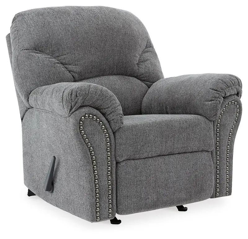 Allmaxx Pewter Rocking Recliner Chair