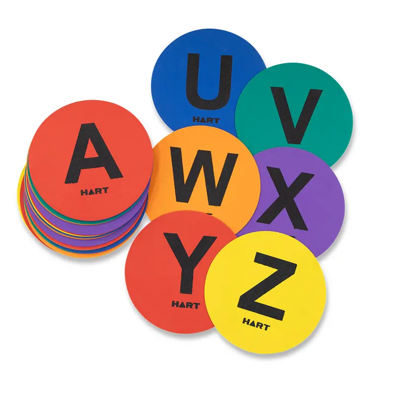 Alphabetical Marking Spot Discs – 26-Letter Set for Drills