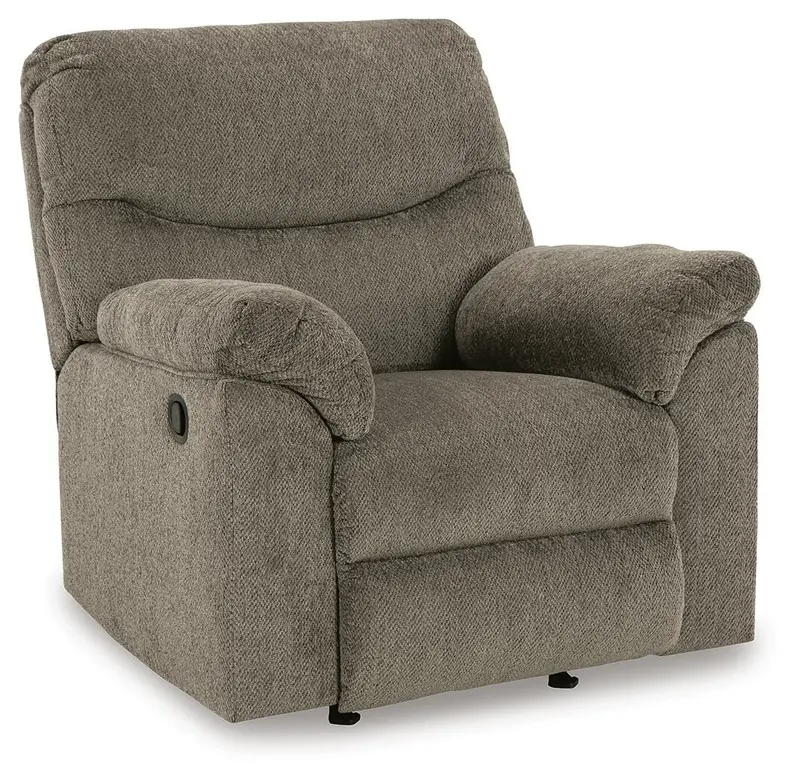 Alphons Putty-Toned Rocker Recliner – Ergonomic Lounge Chair