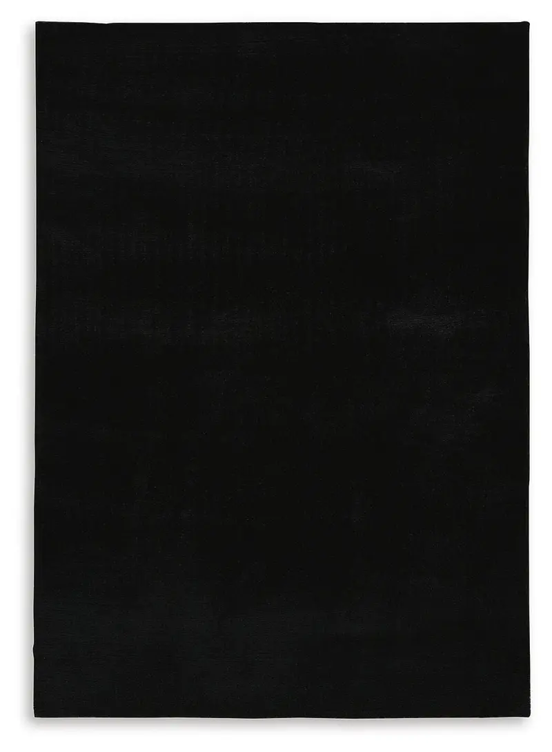 Anaben Large Black Machine-Washable Area Rug