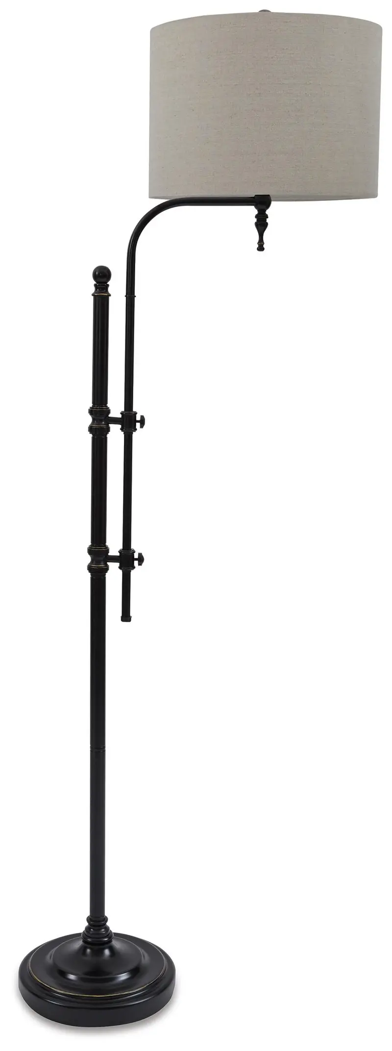 Anemoon Black Metal Adjustable Floor Lamp (Single Pack)