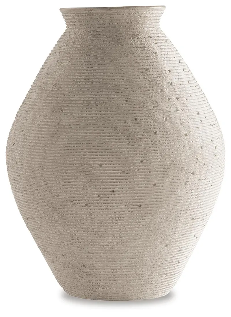 Antique Tan Ceramic Table Vase – Hannela Handcrafted Look