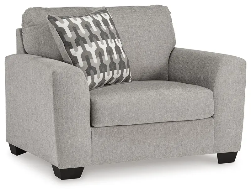 Avenal Park Flannel-Upgraded Chair-and-a-Half with Cozy Texture