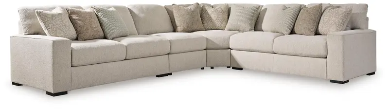 Ballyton Sand 4-Piece Flexible Sectional Sofa