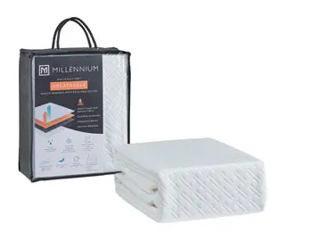 Basic Waterproof Mattress Protector – White, Queen Size (4-Pack)