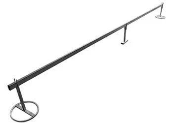 Bat Tennis Steel Net System – Two-Piece Assembly