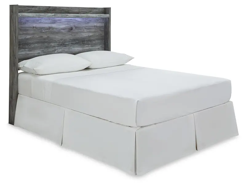 Baystorm Gray Full-Size Panel Headboard for Modern Bedrooms