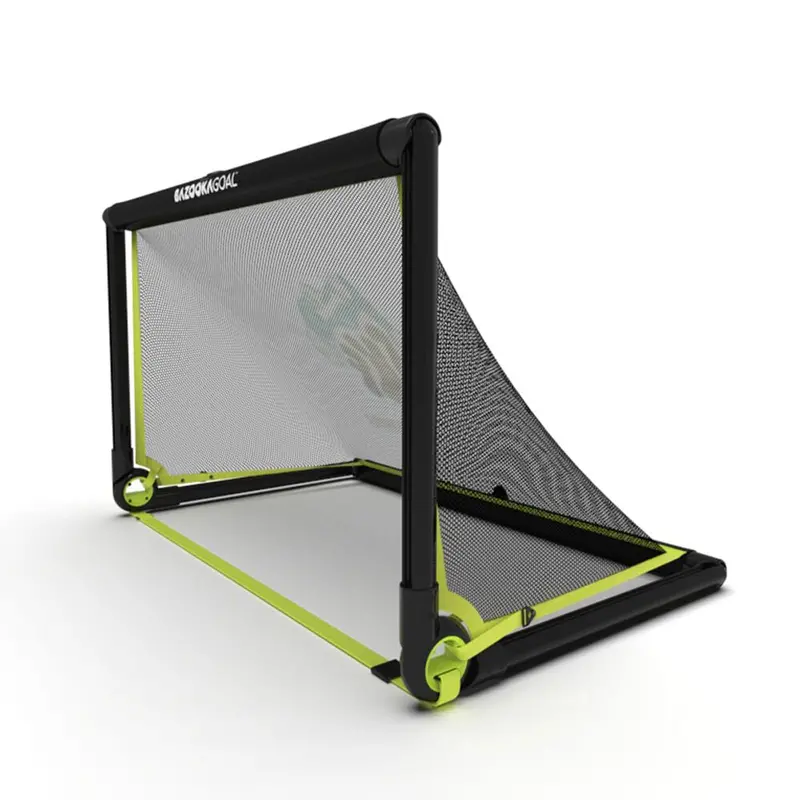 Bazooka Sam Kerr Pop-Up Football Goal – Compact 5-Foot Portable Frame