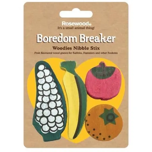 BB Woodies Fruit-Shaped Nibble Stix – Natural Chew Enrichment