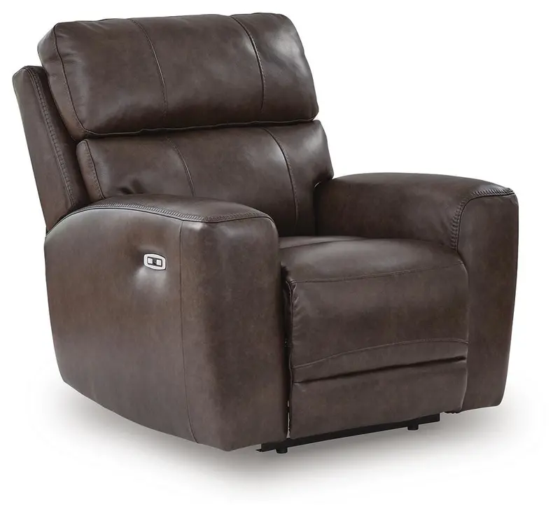 Beadel Smoke Power Recliner with Adjustable Headrest