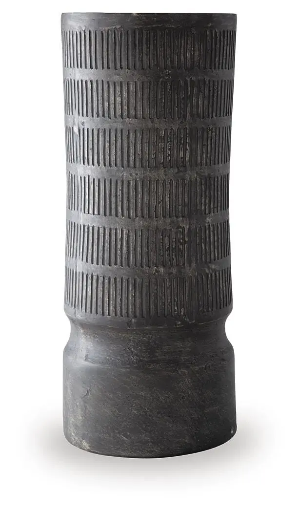 Beninworth Decorative Vase in Antique Black Finish