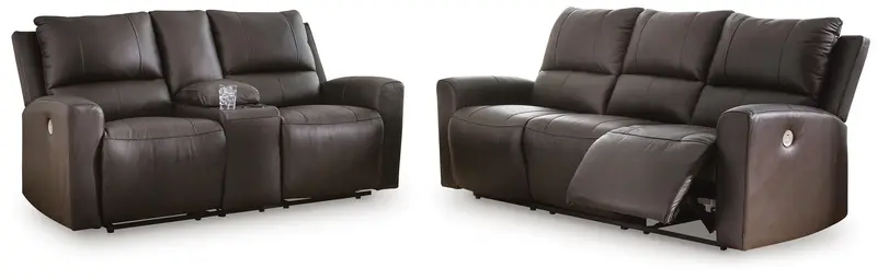 Boxmere Storm Gray Sofa and Loveseat Set