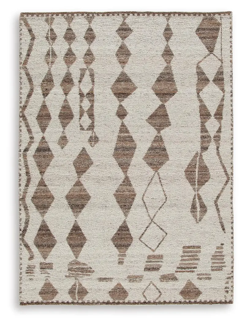 Brettler Medium Beige Brown Area Rug