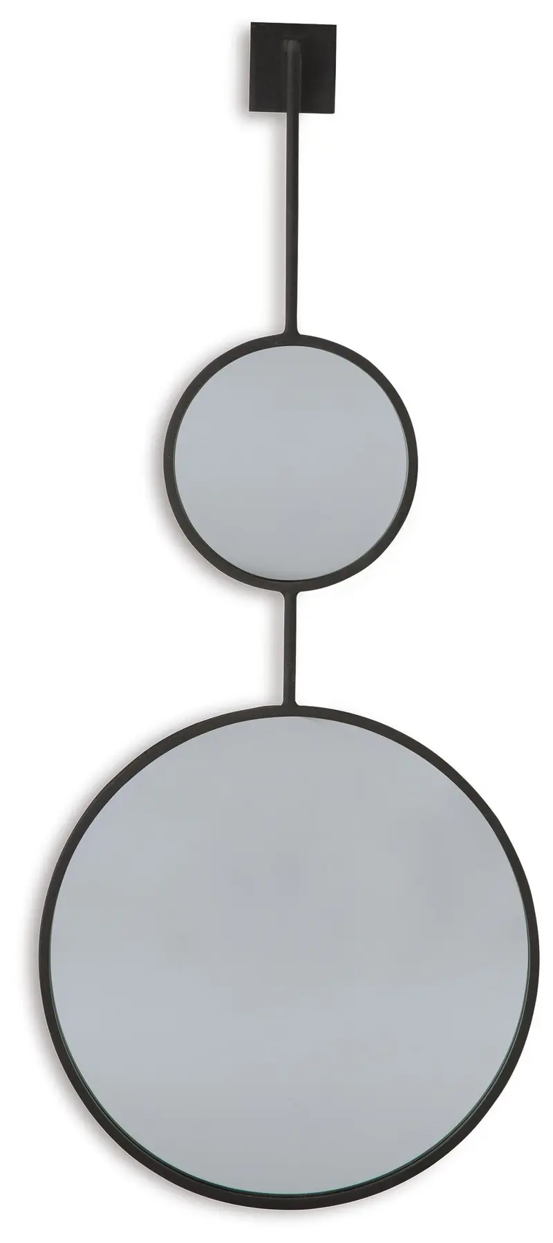 Brewer Sleek Black Accent Mirror