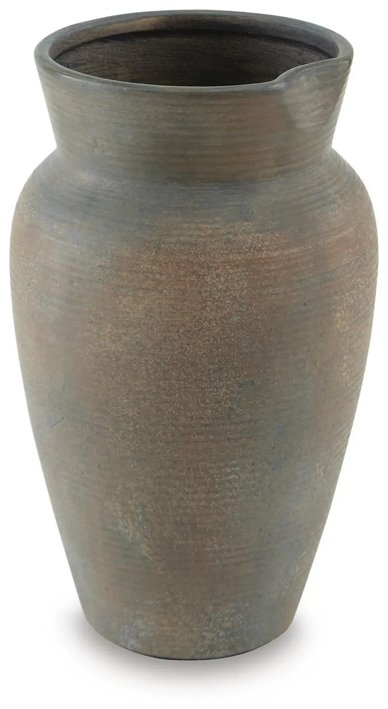 Brickmen Industrial Antique Gray Concrete-Effect Vase