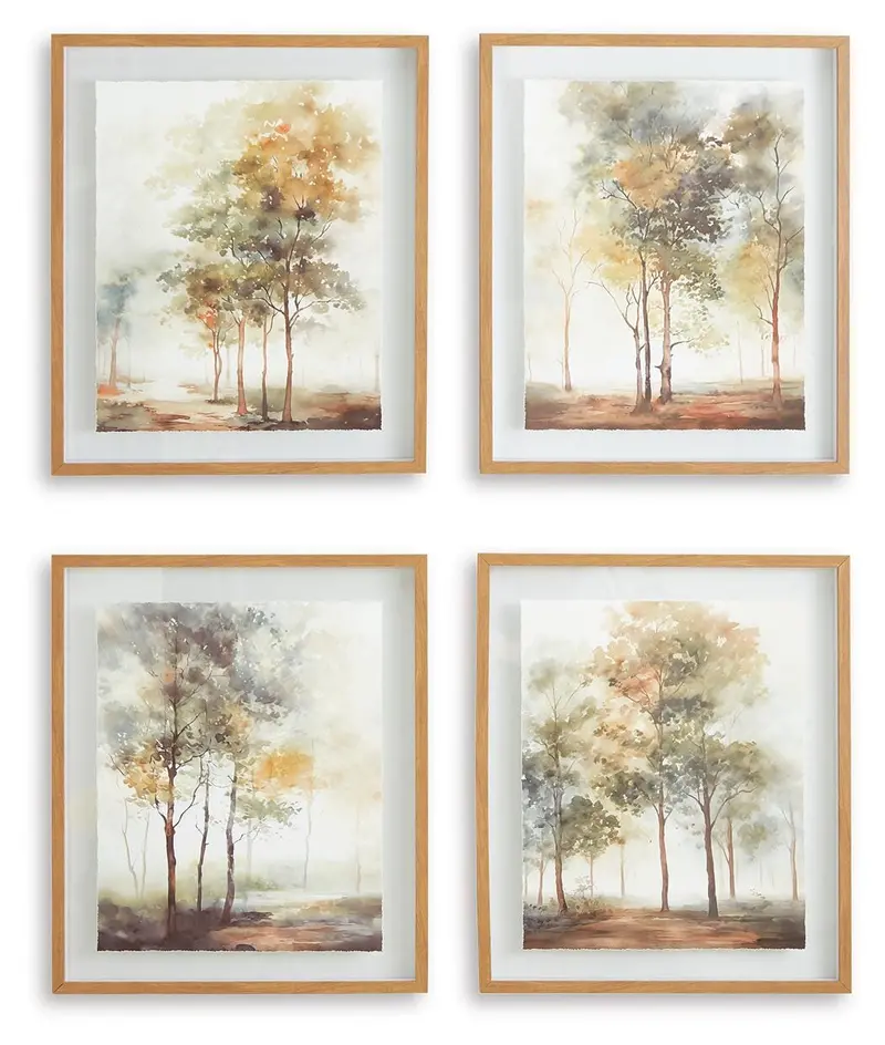 Bryneford Contemporary 4-Piece Wall Art Collection