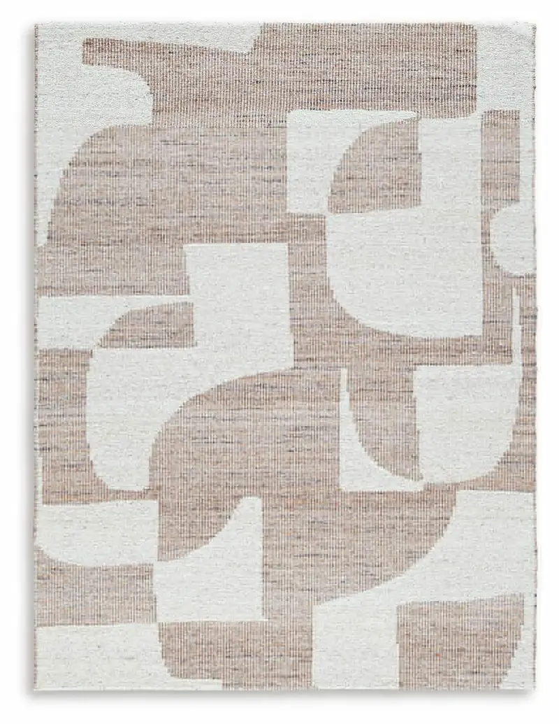 Brynnfield Large Beige Brown Area Rug