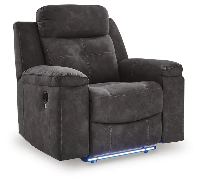 Brysonview Charcoal Zero-Wall Power Recliner