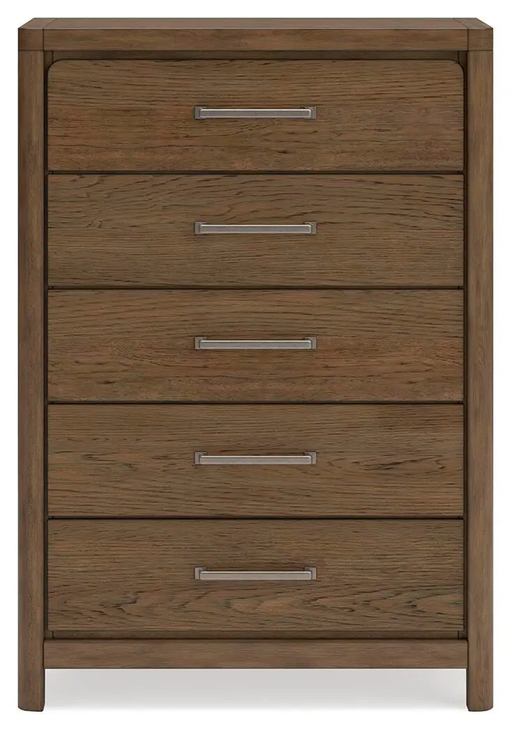 Cabalynn Five-Drawer Chest in Light Brown