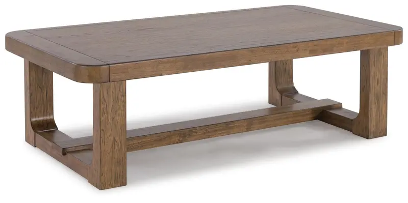 Cabalynn Light Brown Rectangular Coffee Table