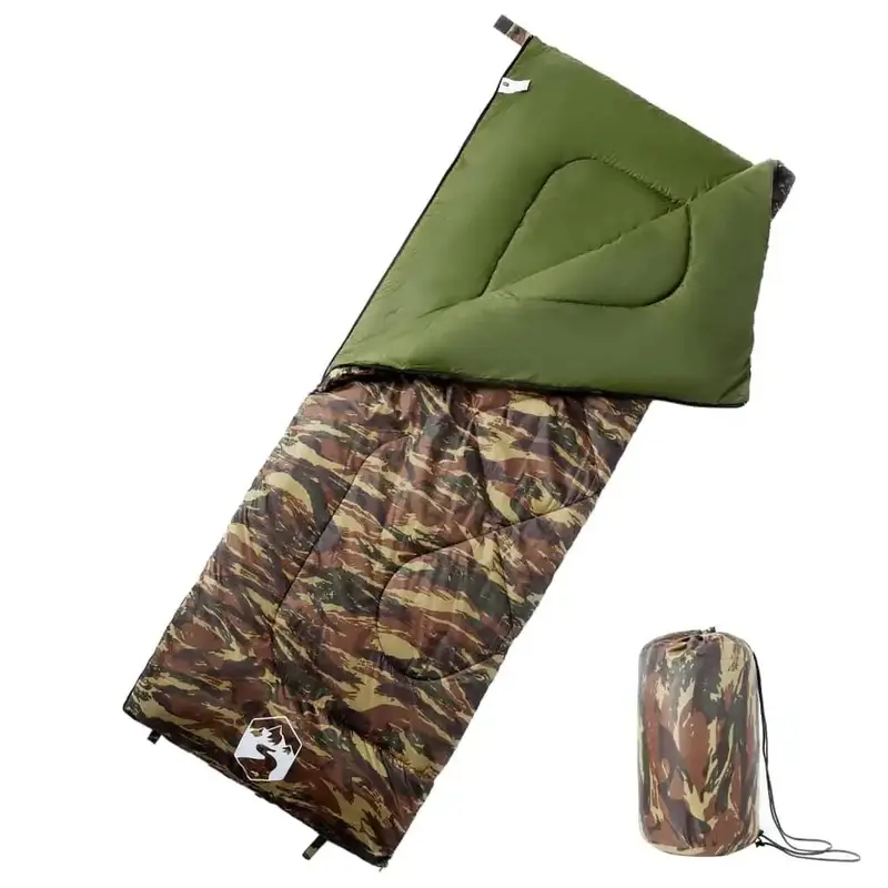 Camouflage Single Sleeping Bag – Lightweight 3-Season Backpacking Bag