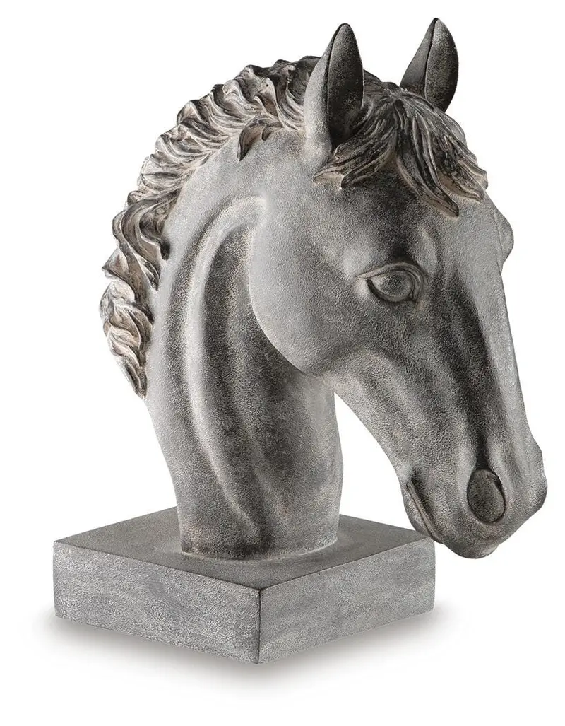Carnlow Matte Black Sculptural Accent