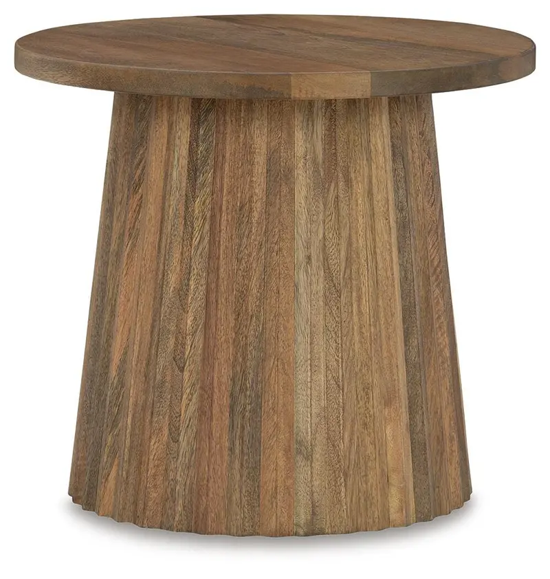 Ceilby Natural Wood Grain Accent Table