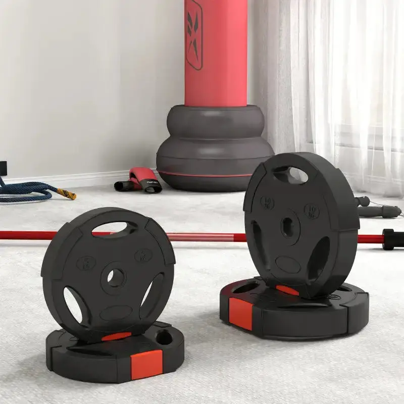 Complete Standard Weight Plate Set: 2×10kg + 2×5kg | SPORTNOW Gym Essentials