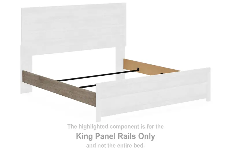 Culverbach Gray King-Size Panel Bed Rails