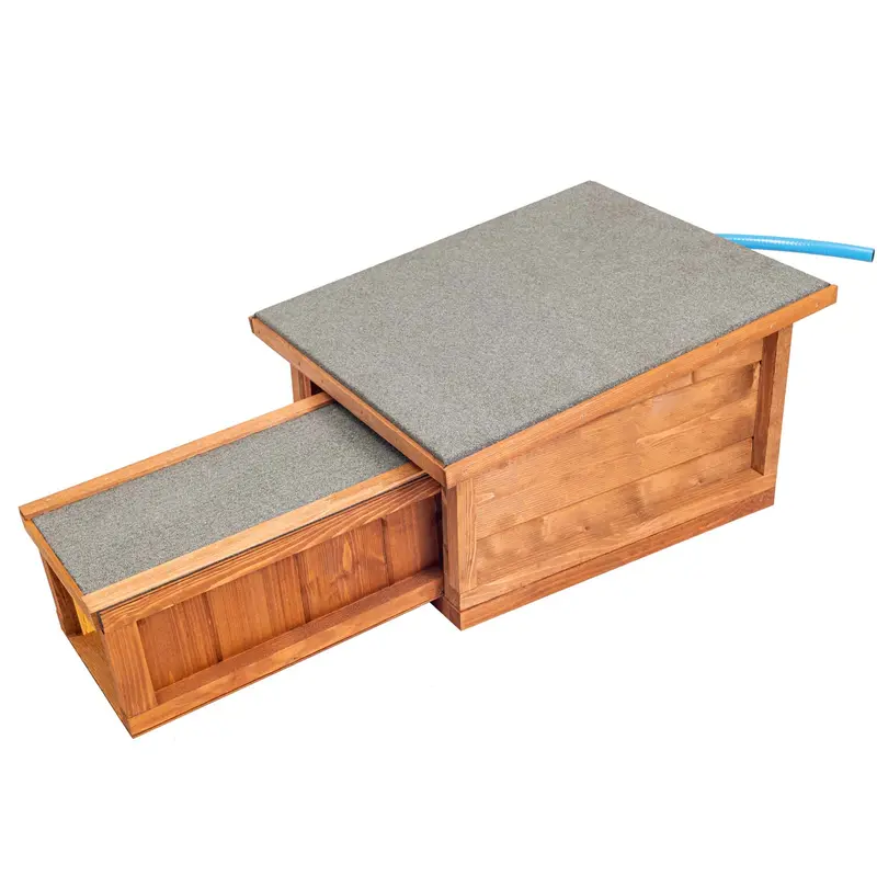 Deluxe Predator-Proof Hedgehog House – Ventilated Hibernation Shelter with Secure Entry