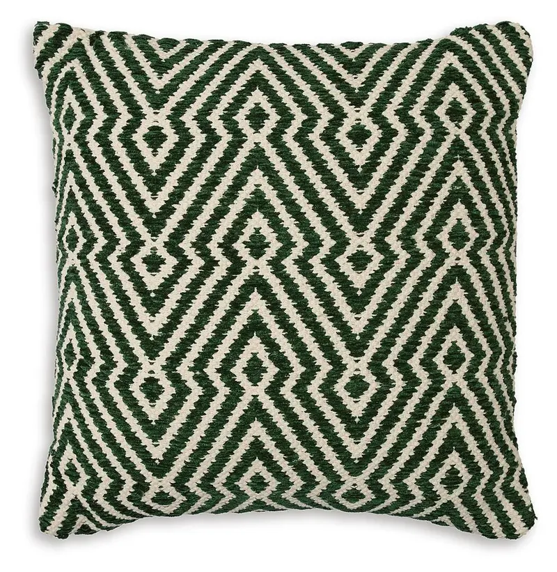 Digover Green & Ivory Textured Pillow – Set of 4