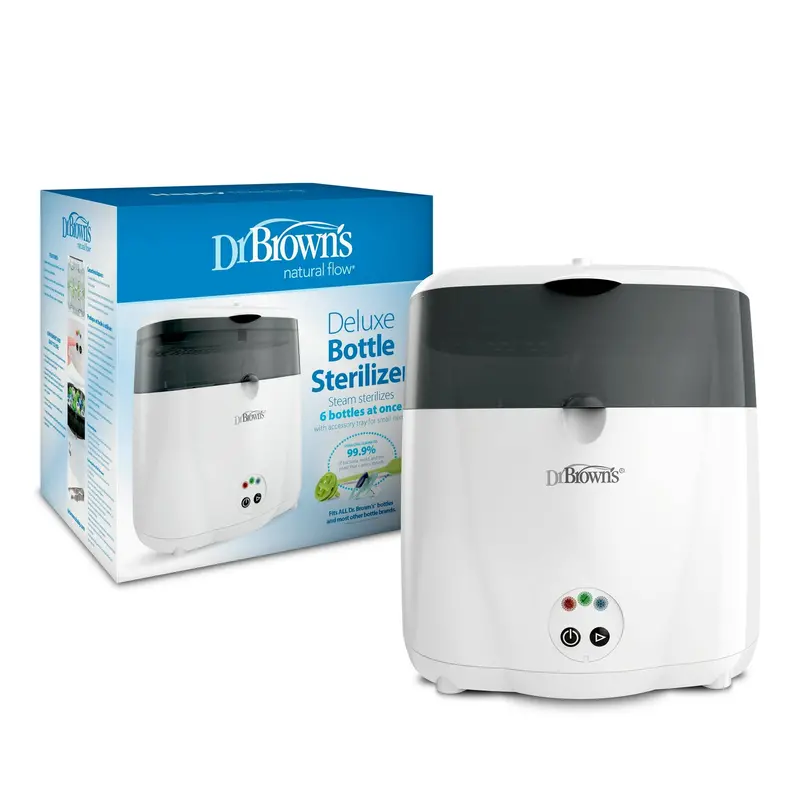 Dr. Brown’s BPA-Free Electric Bottle Sterilizer for Baby Bottles, Nipples, and Small Essentials
