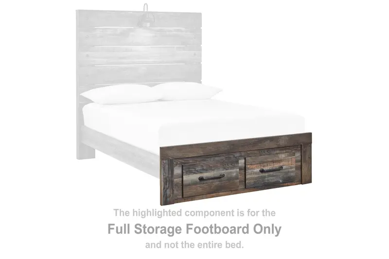 Drystan Multi-Tone Full Size Storage Footboard