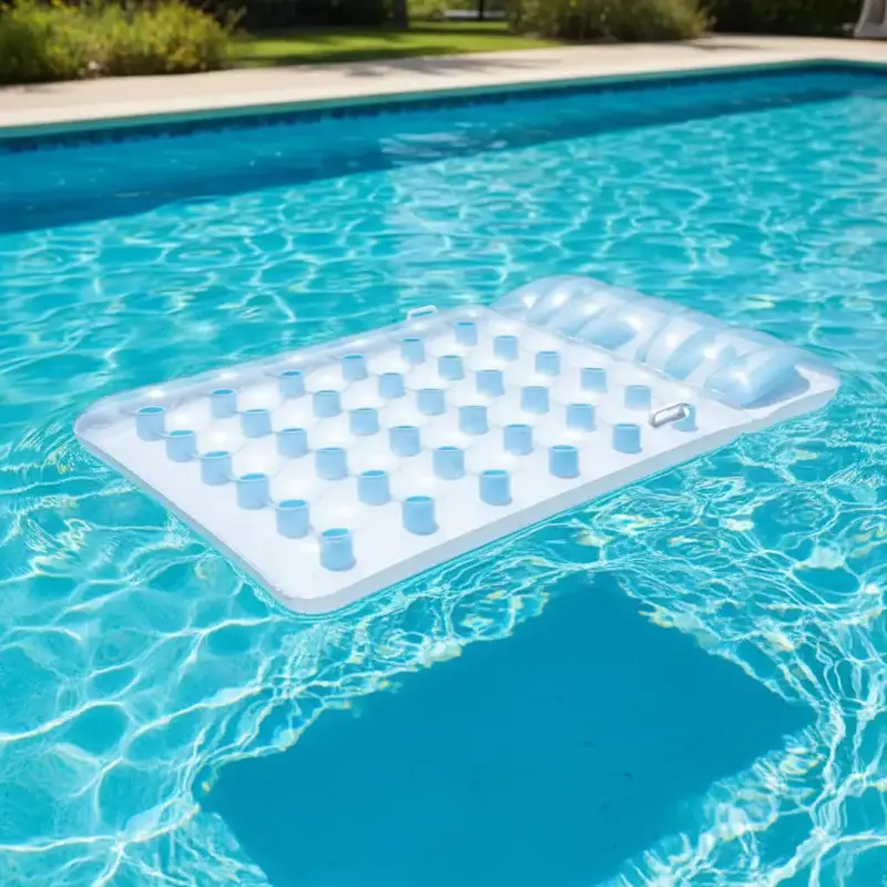Dual-Chamber Inflatable Beach Lounger – Foldable Design with Storage Pockets by BESTWAY