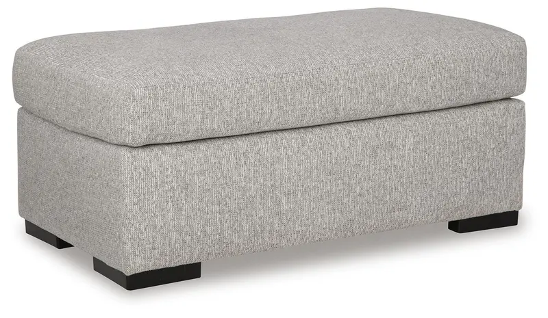 Evansley Pewter Matching Ottoman
