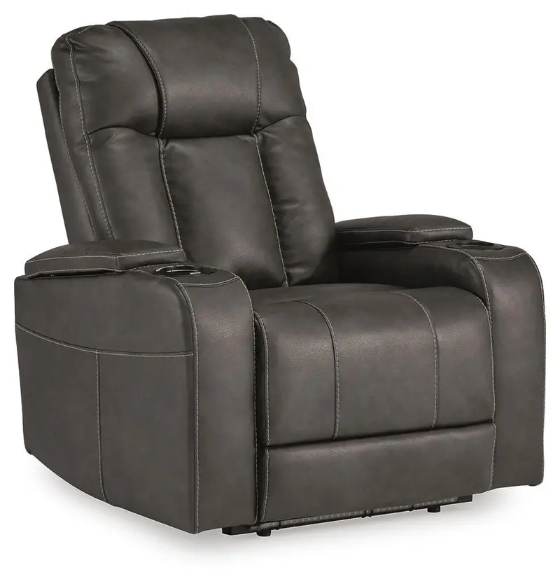 Feazada Shadow Power Recliner with Adjustable Headrest