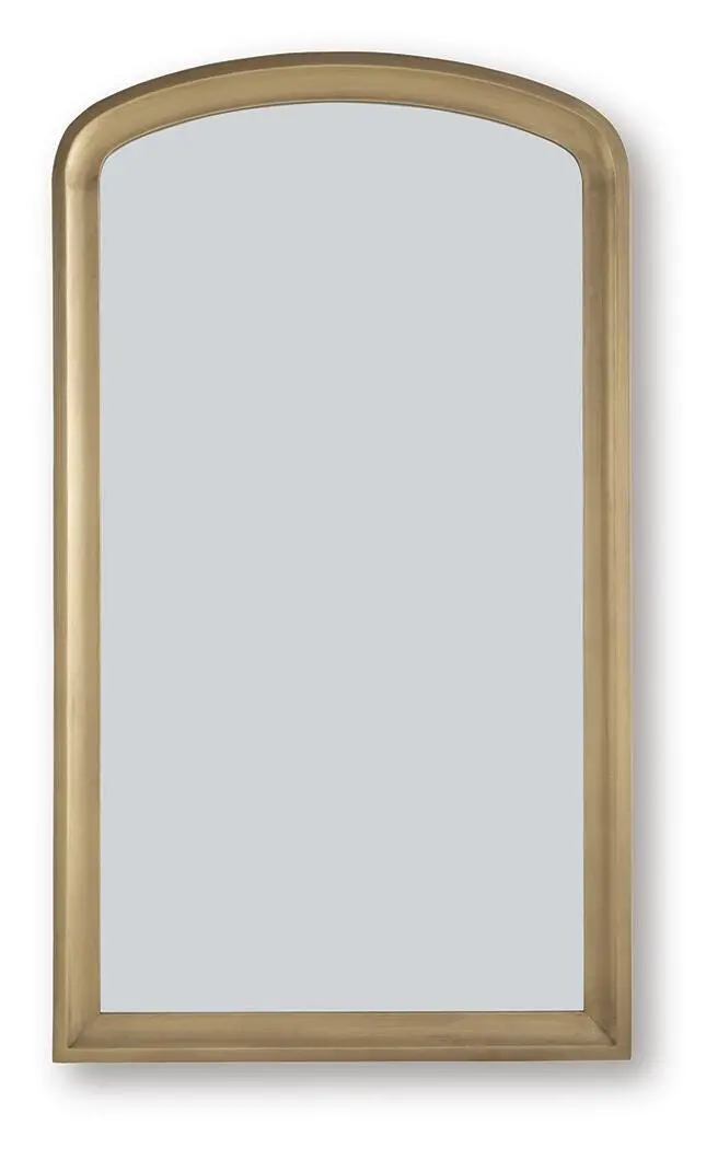 Fintan Gold-Finished Full-Length Floor Mirror – Sleek Modern Frame