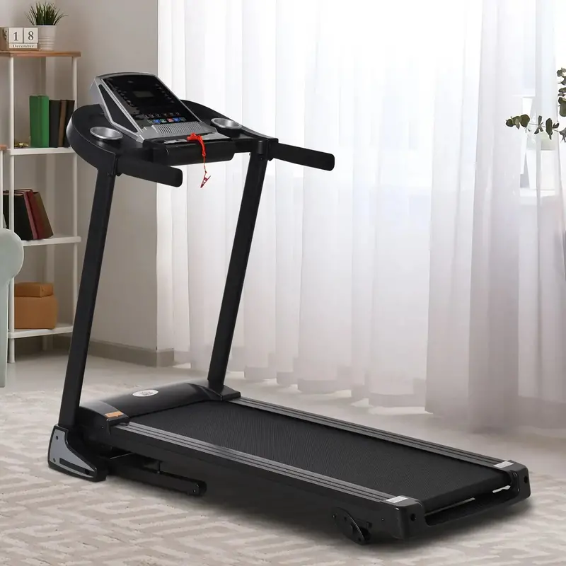 Folding Treadmill with Incline – 500W Motor, 12.8 km/h Top Speed & 12 Preset Workouts by HOMCOM