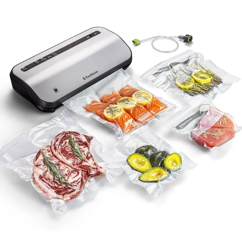 FoodSaver 14-Piece Vacuum Sealing Starter Kit – Includes Rolls, Bags & Essential Accessories