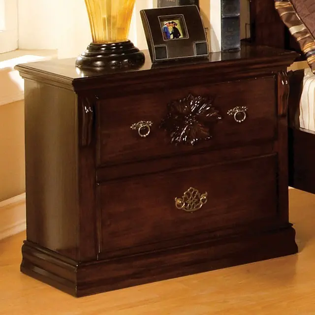 Furniture of America Tuscan-Inspired Nightstand – CM7571N Model