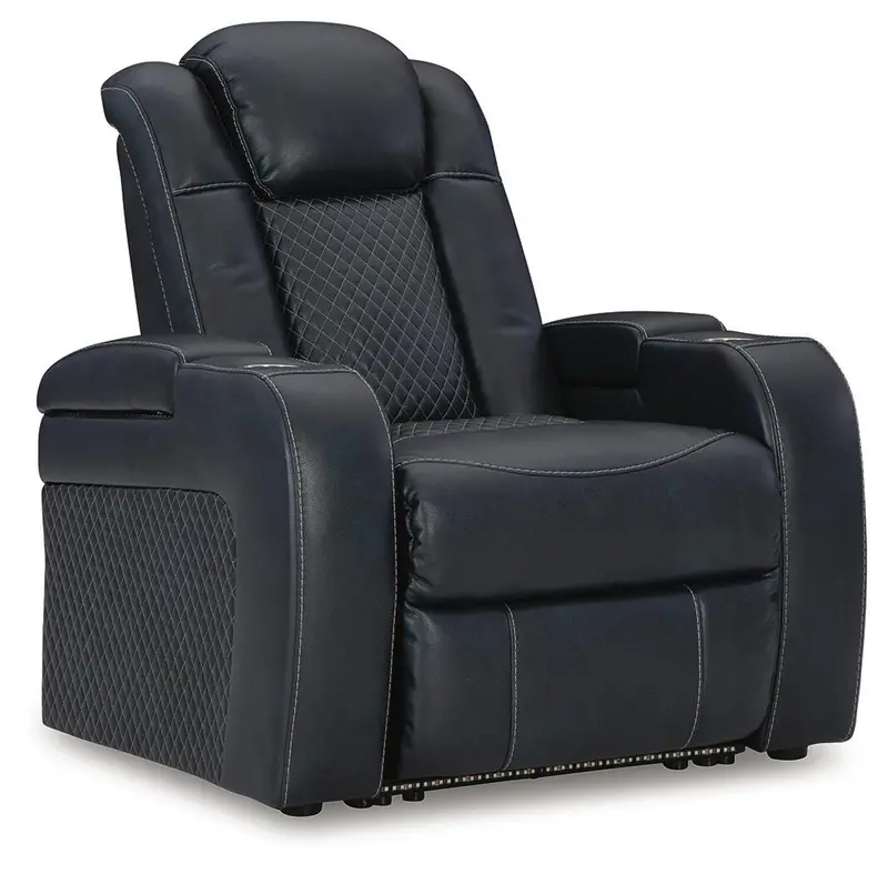 Fyne-Dyme Sapphire Power Recliner – Luxe Blue Reclining Armchair