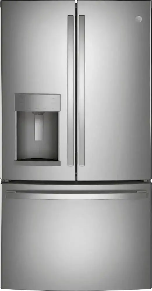 GE 27.7 Cu. Ft. Stainless Steel French Door Refrigerator – Display Model with Integrated Ice System